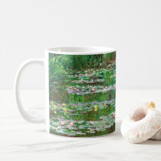 Mug La passerelle japonaise par Claude Monet (Avec donut)