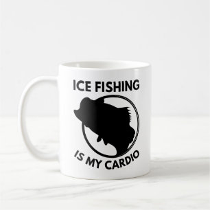 Mug La Pêche À La Glace Est Mon Cardio