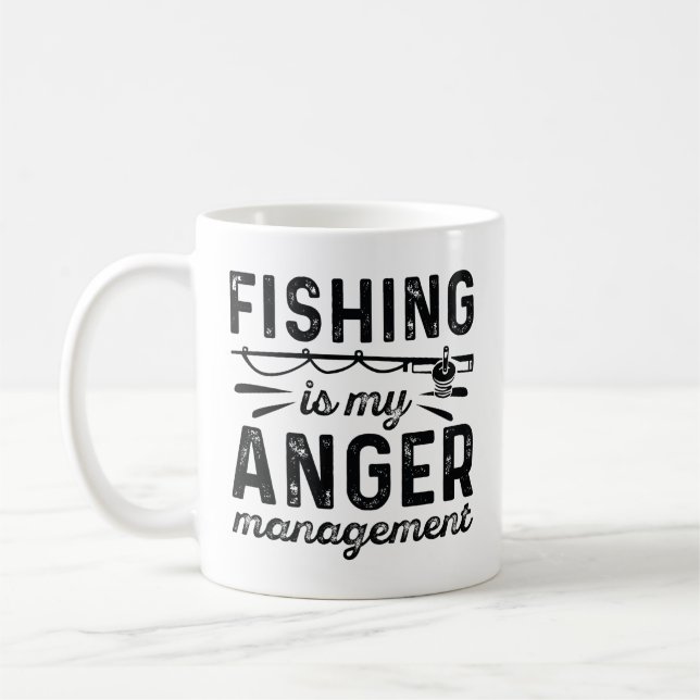 Mug La pêche est ma gestion de la colère (Gauche)