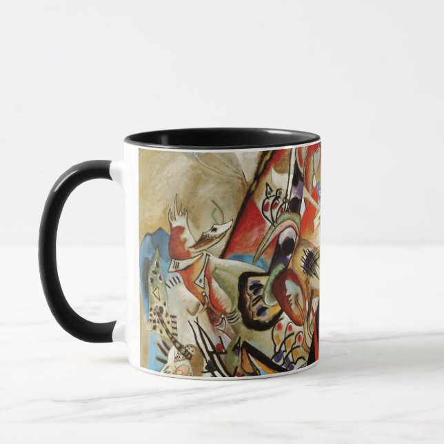 Mug La peinture Abstraite de composition de Kandinsky (Gauche)