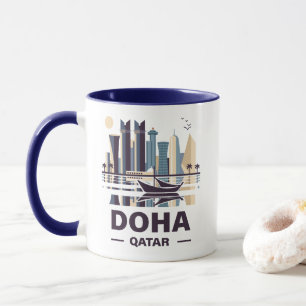 Mug La péninsule de Doha Qatar