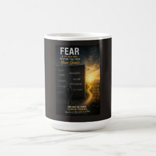 Mug La peur est le principal mur qui vous empêche d'at