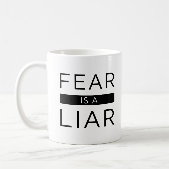 Mug La Peur Est Un Menteur (Gauche)