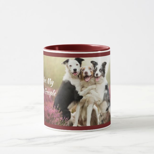 Mug La photo du père du meilleur dog (Centre)