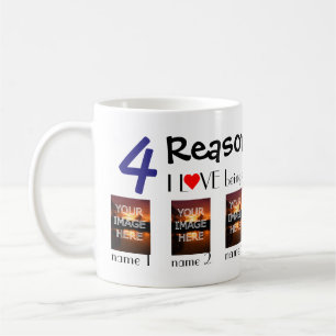 Mug La photo faite sur commande raisonne amour d'I