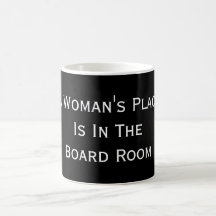 La place d'une femme est dans la salle du conseil