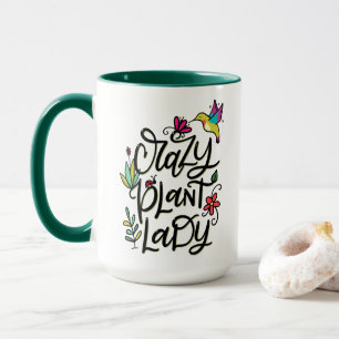 Mug La Plante folle Lady, à la main