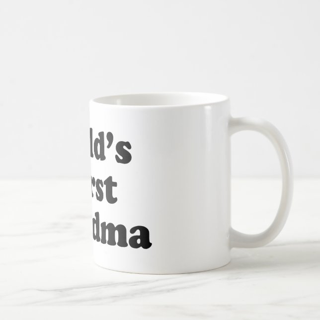 Mug La plus mauvaise grand-maman du monde (Droite)