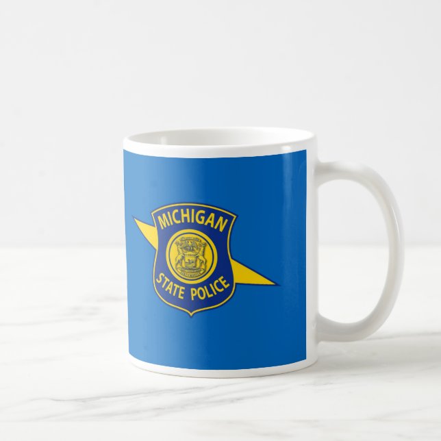 Mug La police d'État du Michigan attaque (Droite)