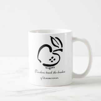 Mug La pomme noire et blanche, professeurs enseignent
