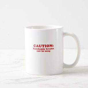 Mug La précaution éclate aléatoirement dans la chan