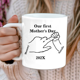 Mug La première mère à la bosse Joyeuse fête des mères