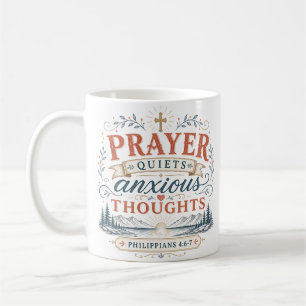 Mug La prière apaise les pensées anxieuses Citation ch