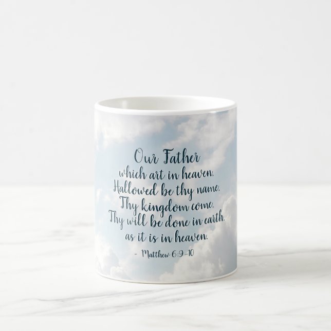 Mug La Prière du Seigneur, Notre Père qui est au Ciel, (Centre)