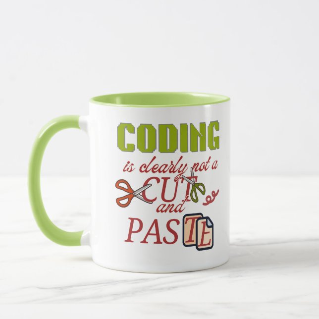 Mug La programmation ne consiste pas seulement à coupe (Gauche)