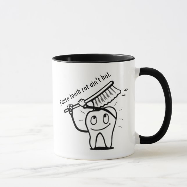 Mug La putréfaction de dent n'est pas chaude (Droite)