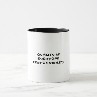 Mug La qualité est la responsabilité de tous