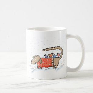 Mug "La queue des parapluies d'un Dachshund"