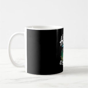 Mug La randonnée drôle est une thérapie de voyage en p