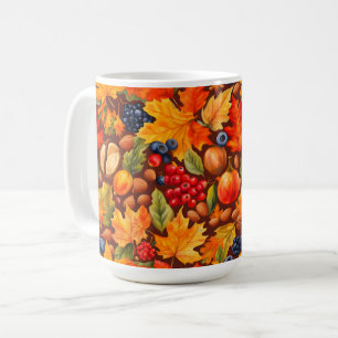 Mug La récolte forestière d'automne Thanksgiving
