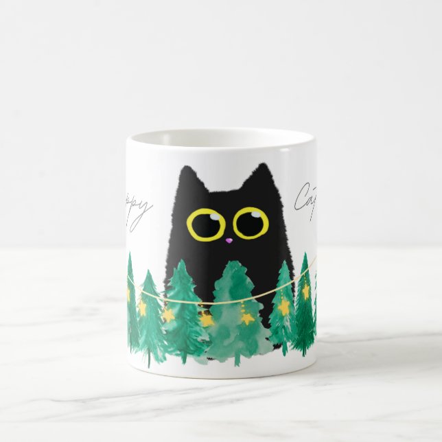 Mug La règle des chats noirs ! Whiskers & Christmas Ch (Centre)