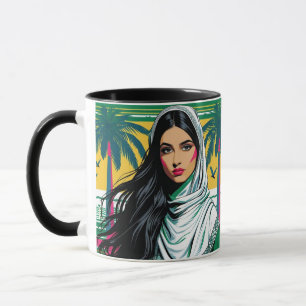 Mug "La reine de la pop saoudienne - Art patrimonial a