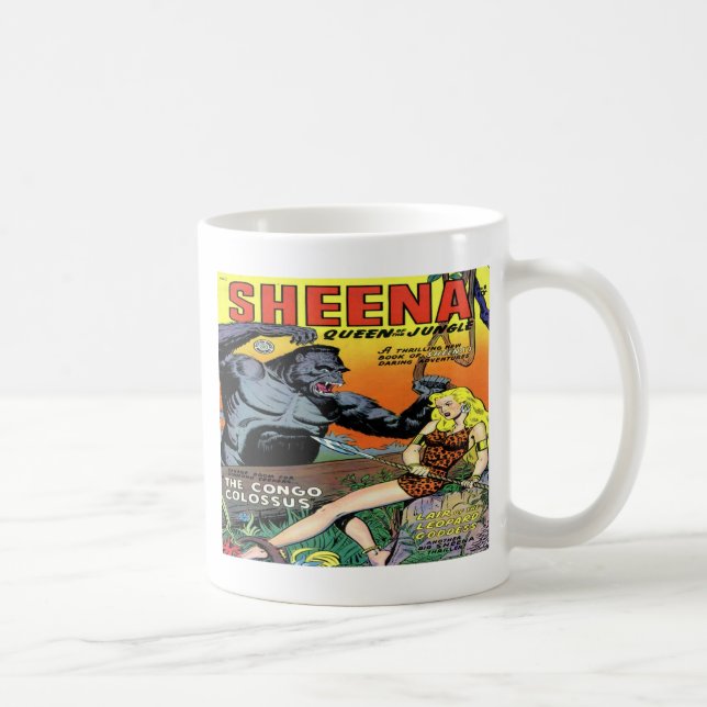 Mug La reine de Sheena du classique de la jungle #8 (Droite)