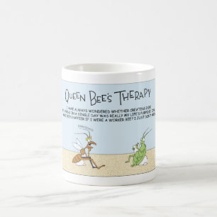 Mug La reine des abeilles va à la thérapie
