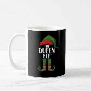 Mug La Reine Elfique Noël en Famille Correspondant pou