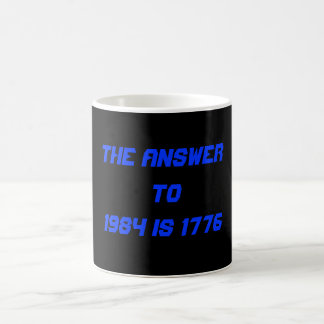Mug La réponse à 1984 est 1776