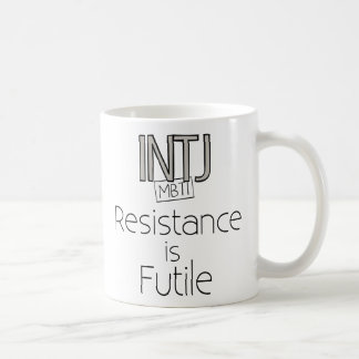 Mug La résistance d'INTJ est futile