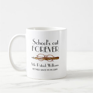 Mug La retraite des enseignants Vintages à jamais à l'