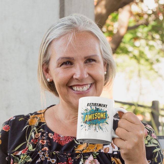 Mug La retraite est géniale (Créateur téléchargé)