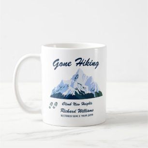 Mug La Retraite est partie Randonnée Montagnes neigeus