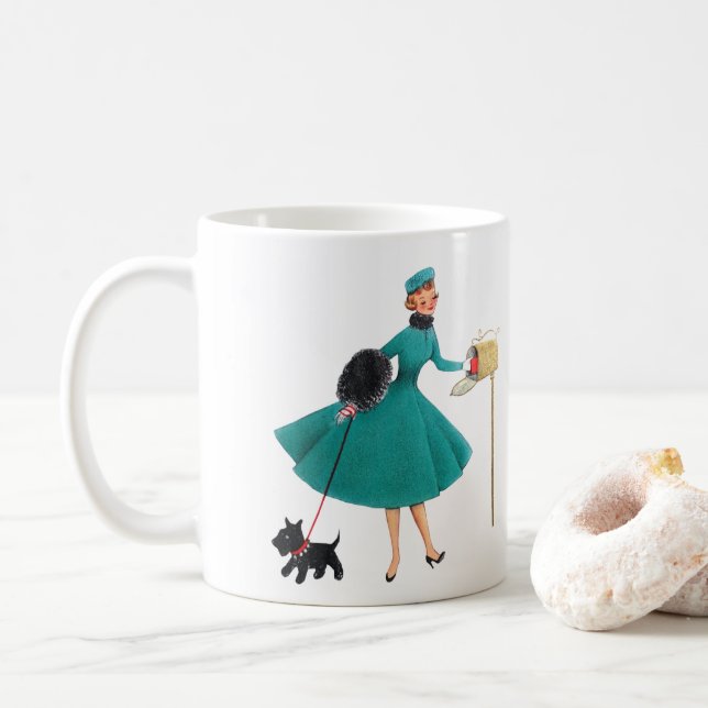 Mug La rétro des années 1950 (Avec donut)