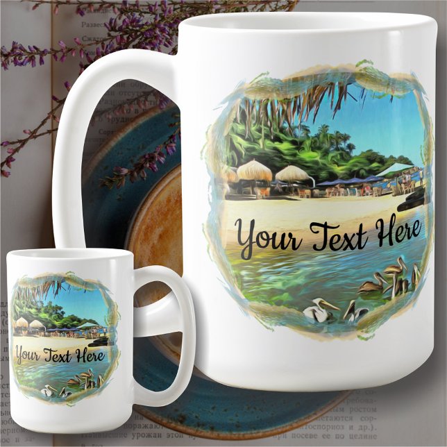 Mug La rivière rencontre l'océan 0330 (Créateur téléchargé)