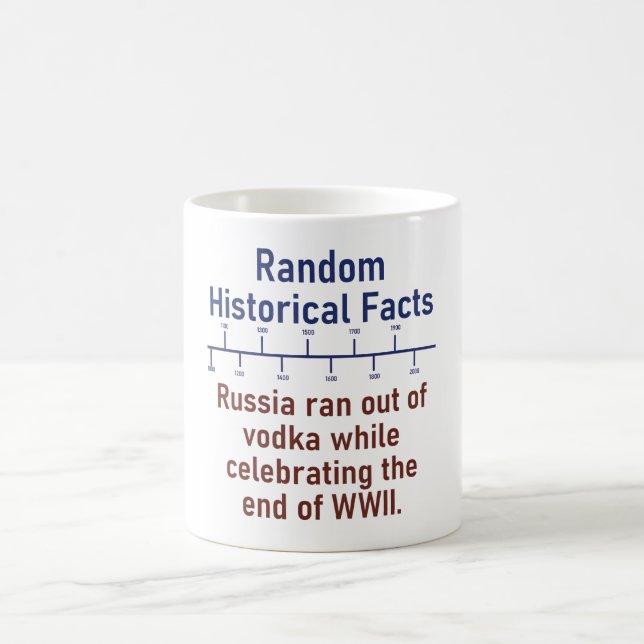 Mug La Russie Est Sortie De Vodka - Histoire (Centre)