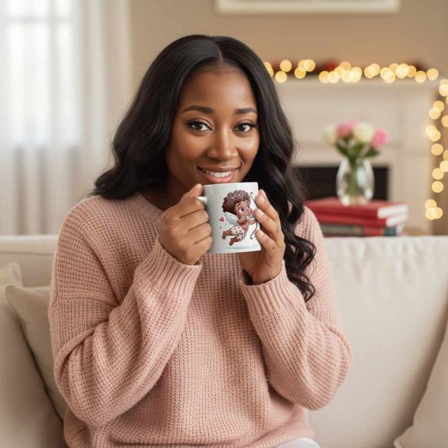 Mug La Saint Valentin de Cupidon (Enjoy a gift of love in hand  )