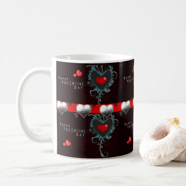 Mug La Saint Valentin en boue (Avec donut)
