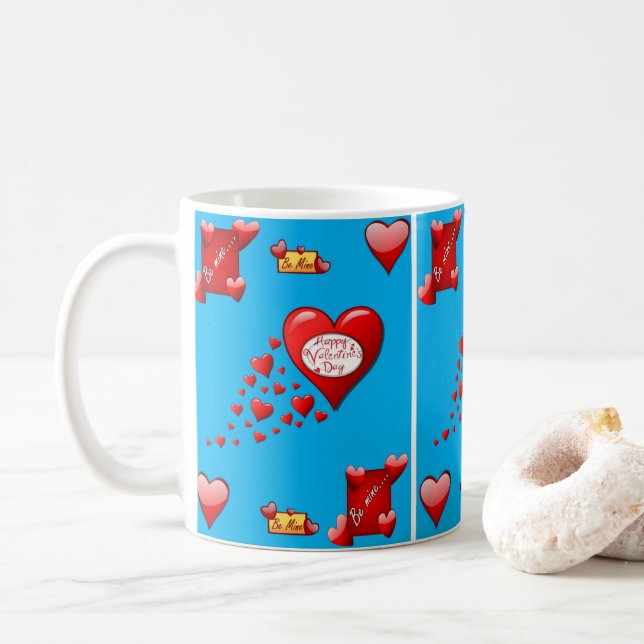 Mug La Saint Valentin en boue (Avec donut)