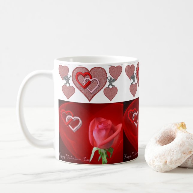 Mug La Saint Valentin en boue (Avec donut)