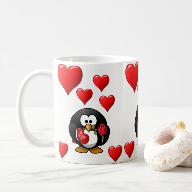 Mug La Saint Valentin en boue (Avec donut)