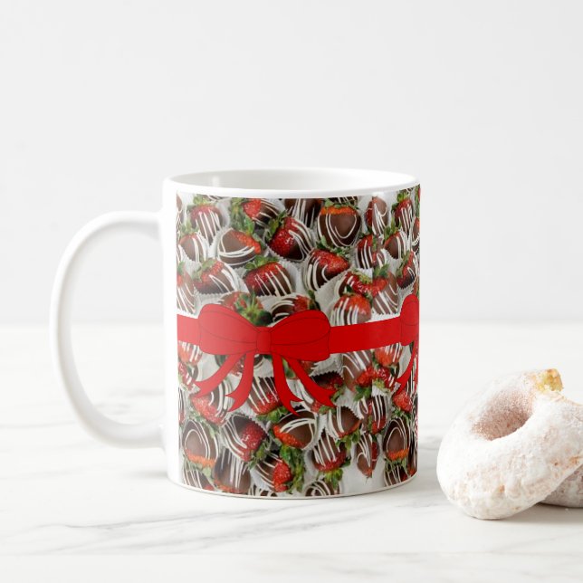 Mug La Saint-Valentin, les grenouilles (Avec donut)