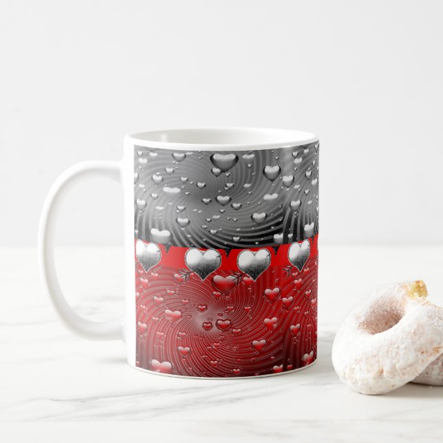 Mug La Saint-Valentin, les grenouilles (Avec donut)