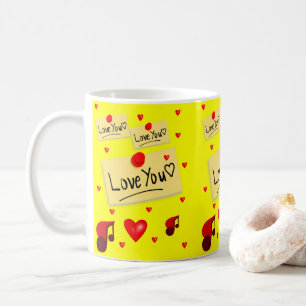 Mug La Saint-Valentin, les grenouilles