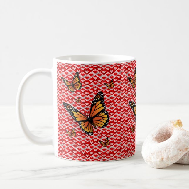 Mug La Saint-Valentin, les grenouilles (Avec donut)