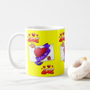 Mug La Saint-Valentin, les grenouilles