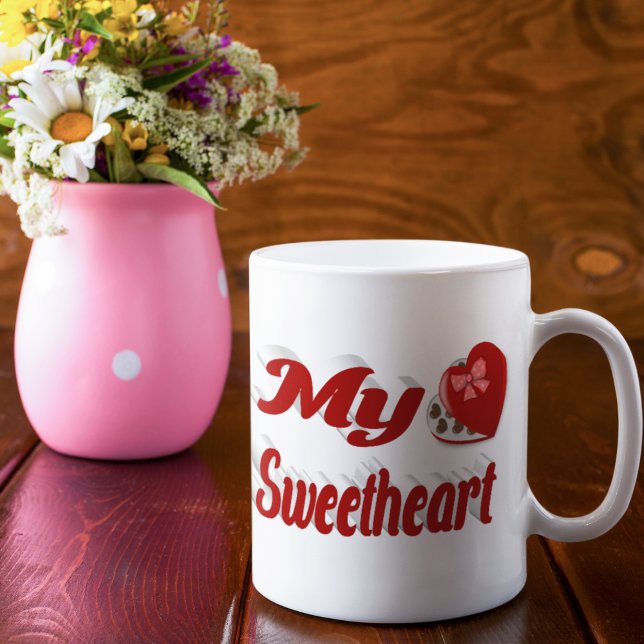 Mug La Saint Valentin, ma chérie (Créateur téléchargé)
