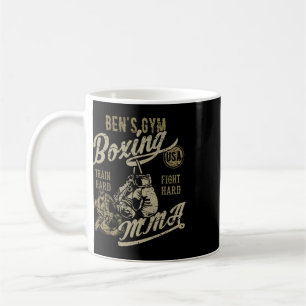 Mug La salle de sport de Ben Boxe Mma Design Rétro Pou