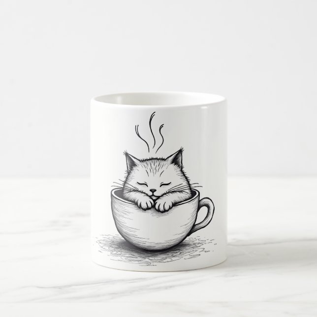 Mug La sieste dans une coupe de café (Centre)